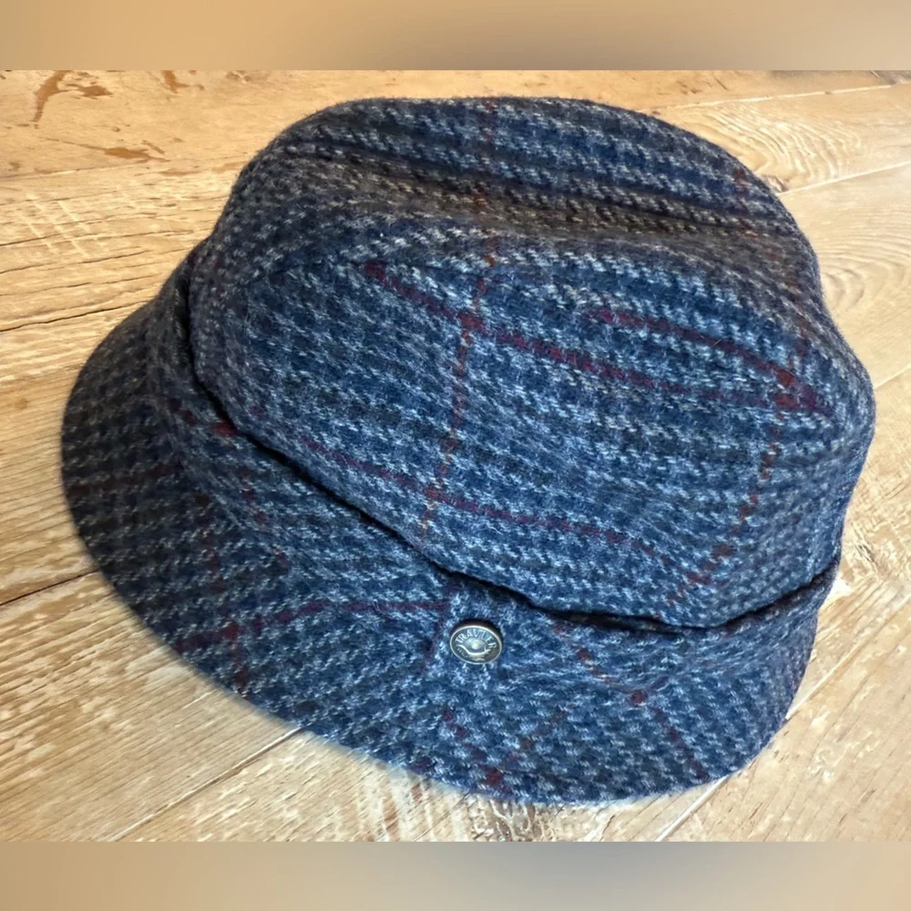 Country Gentleman Gray Tweed Wool Hat Large